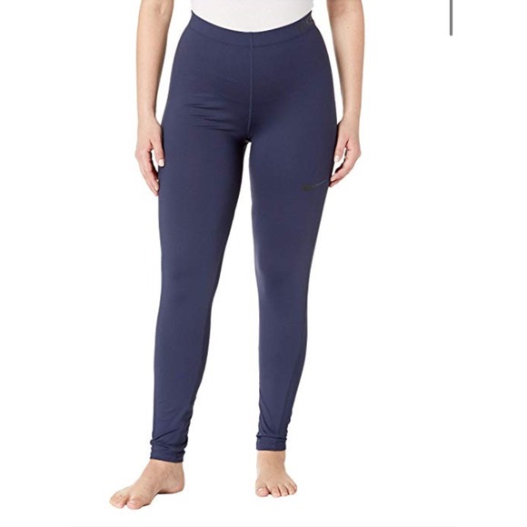Nike Pro Dri-Fit Navy Blue Training Tights Size 1X - Picture 1 of 6